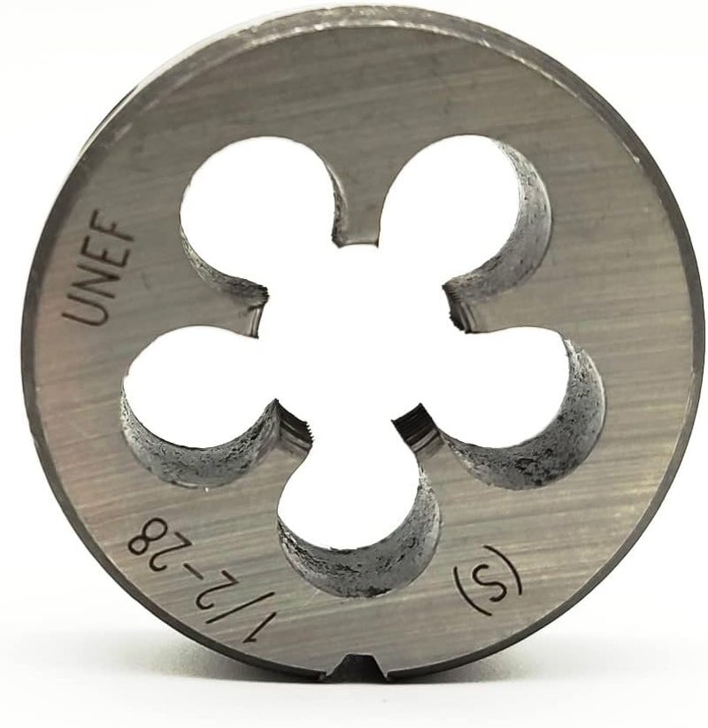 AtticZone 1/2"-28 UNEF Die, 1/2 x 28 UNEF Machine Round Die, 6542 HSS, Right Hand (1/2-28 UNEF, Die) - Image 1